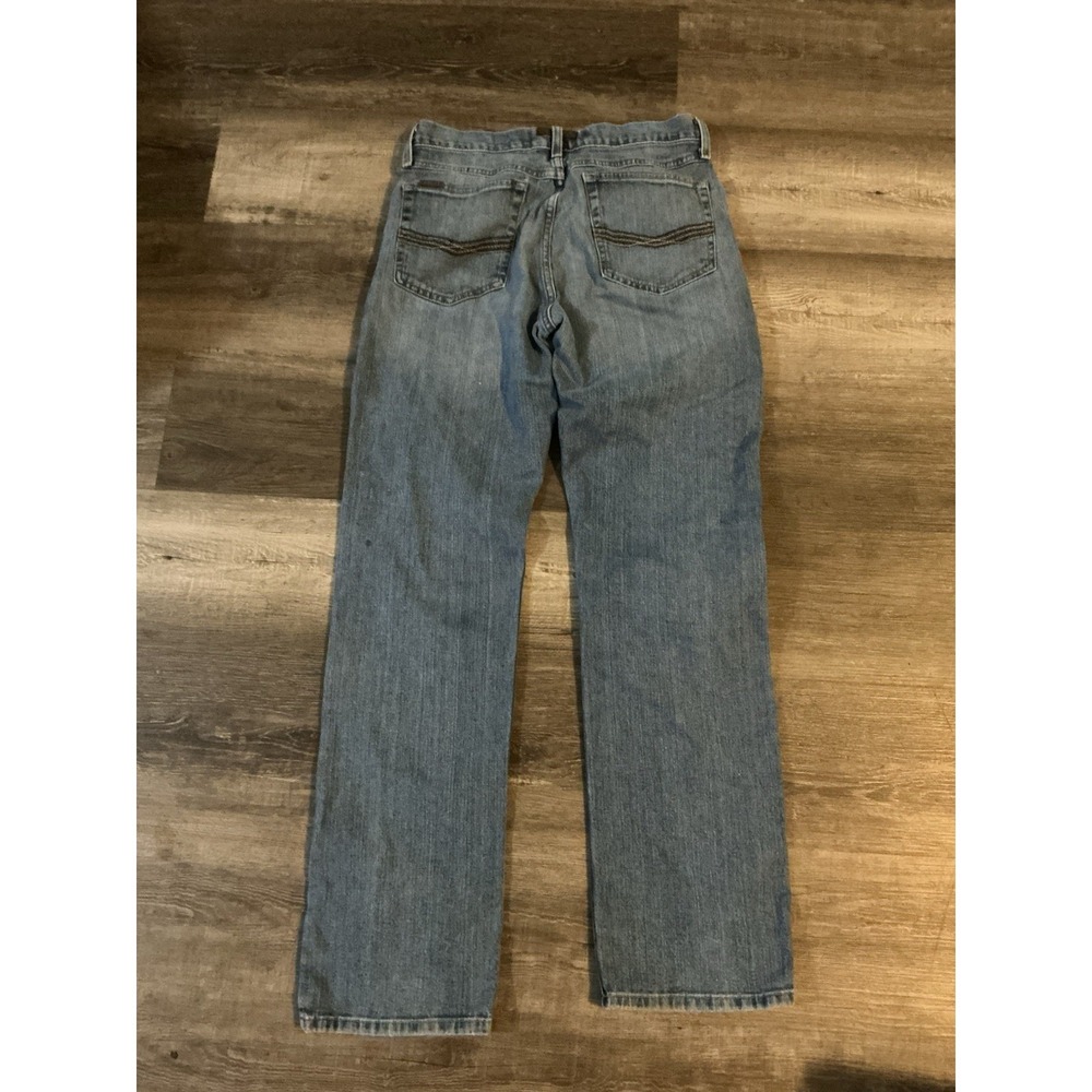 Ariat Legacy M2 Traditional Relaxed Boot Cut Jeans Men's 31x34 Blue Denim STAINS - Picture 6 of 9